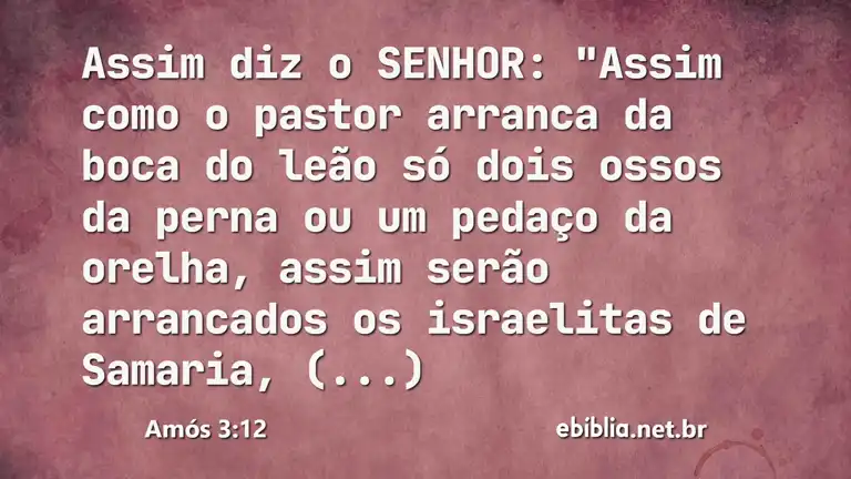 Amós 3:12