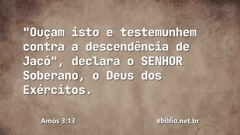 Amós 3:13