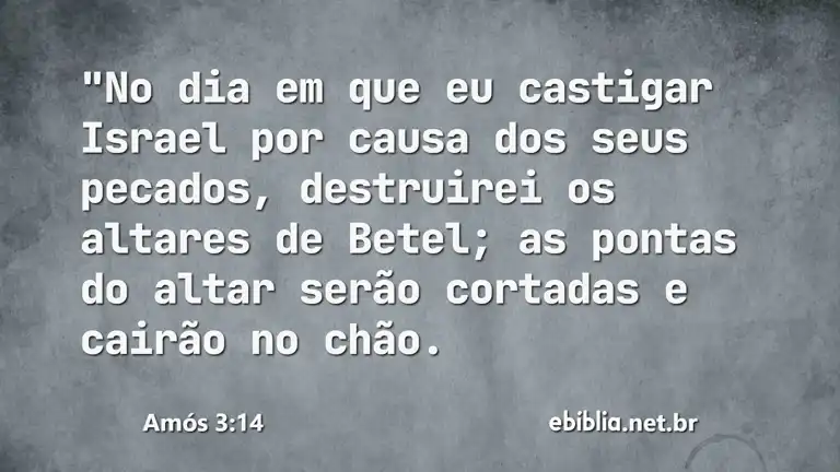 Amós 3:14