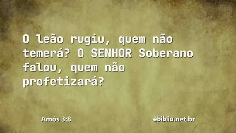 Amós 3:8