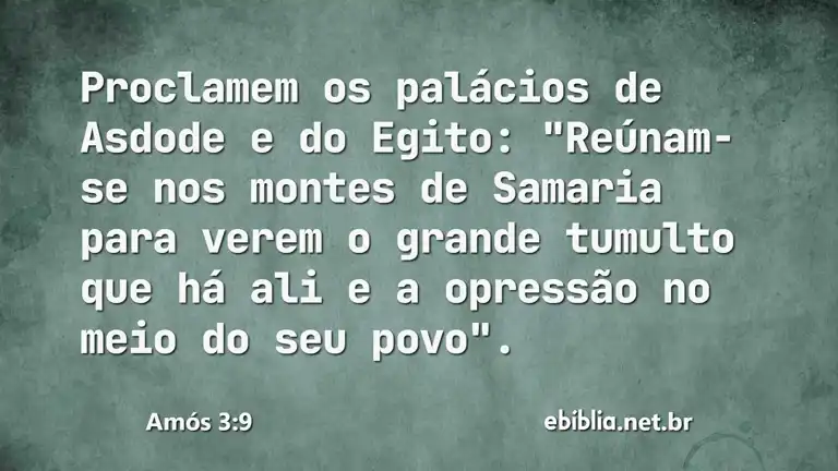 Amós 3:9