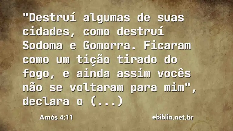 Amós 4:11