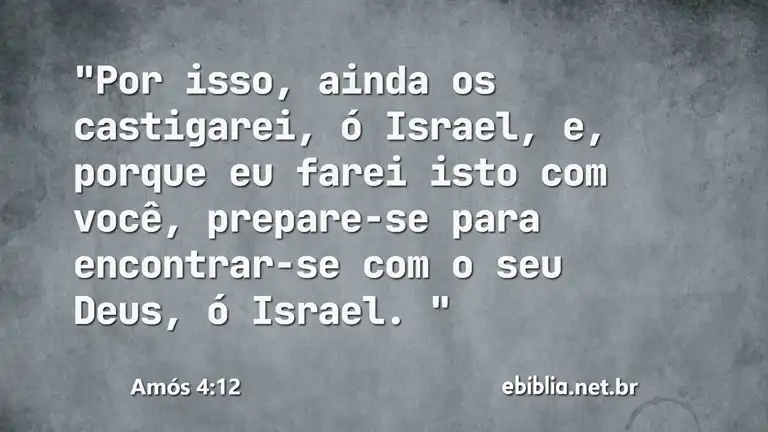 Amós 4:12