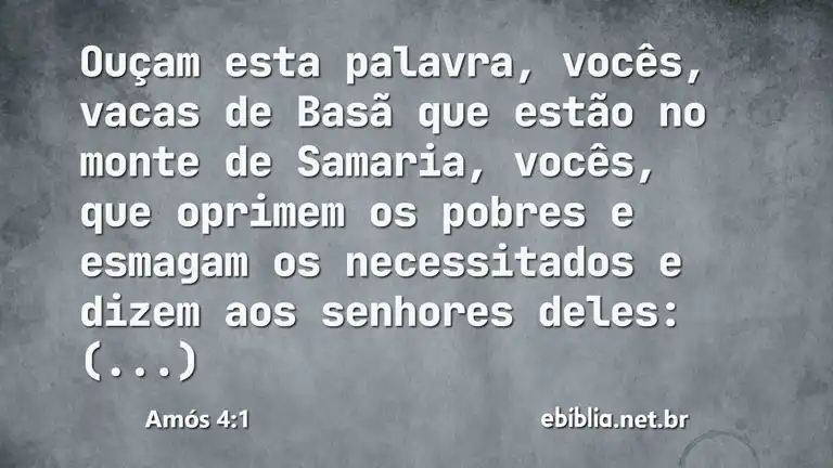 Amós 4:1