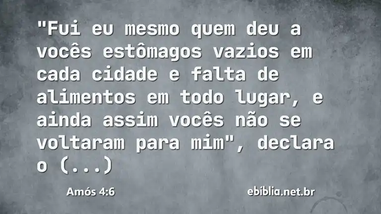 Amós 4:6