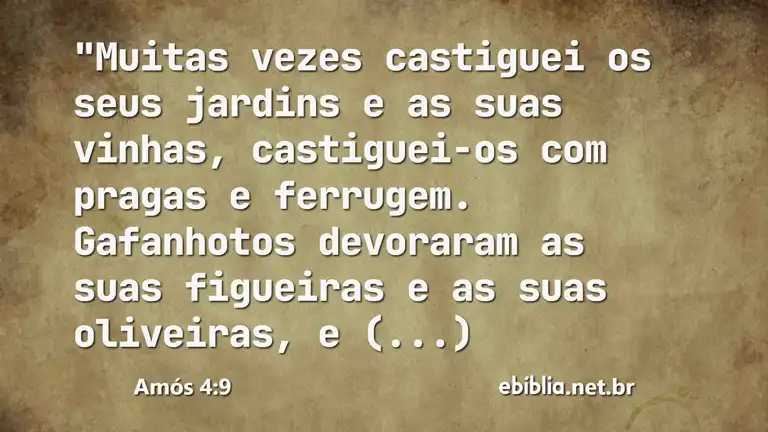 Amós 4:9