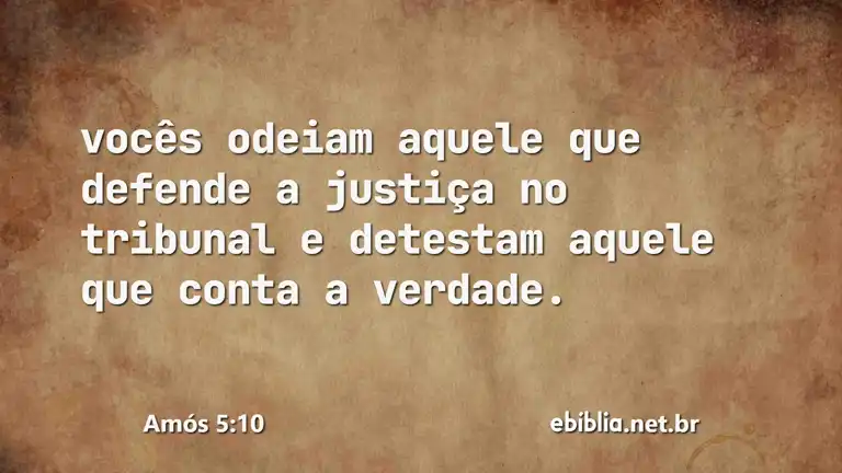 Amós 5:10