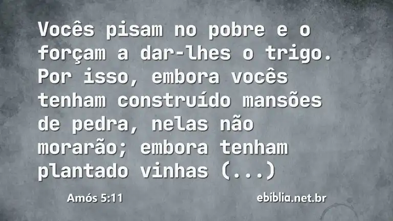 Amós 5:11