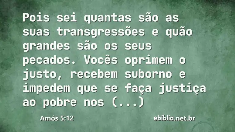 Amós 5:12