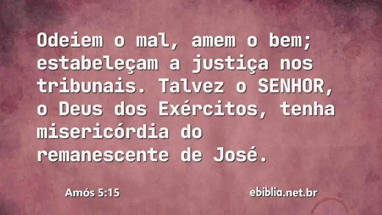 Amós 5:15