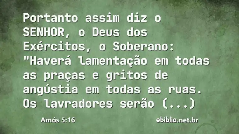 Amós 5:16