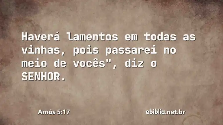 Amós 5:17