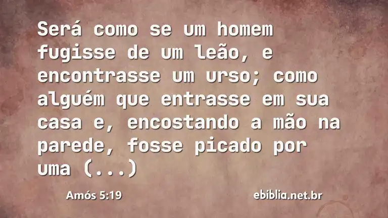 Amós 5:19