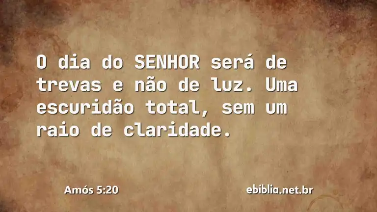 Amós 5:20