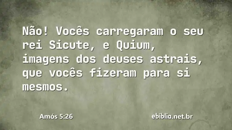 Amós 5:26