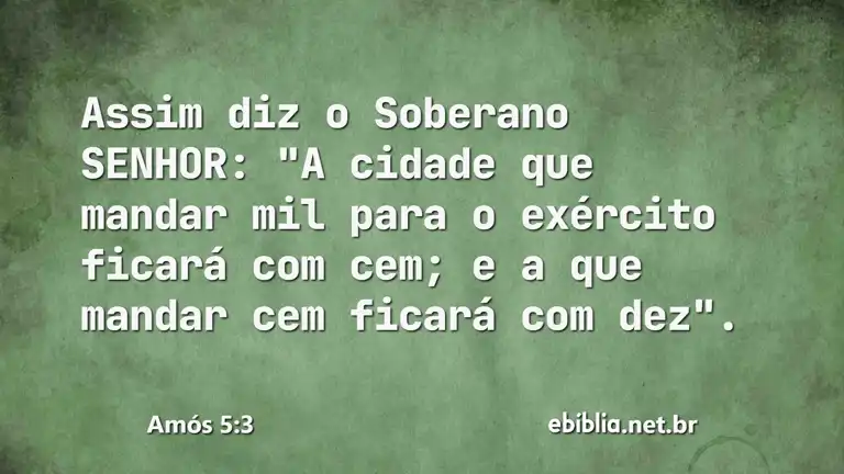 Amós 5:3