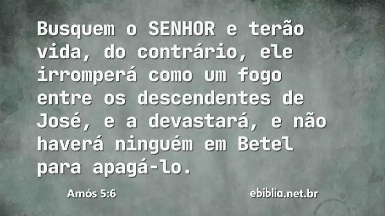 Amós 5:6