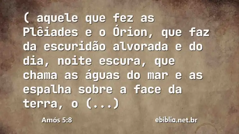 Amós 5:8