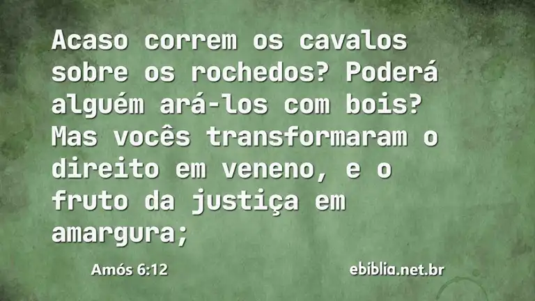 Amós 6:12