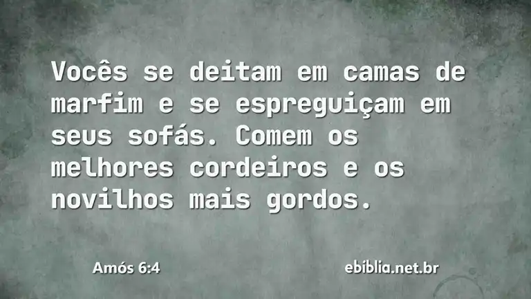 Amós 6:4