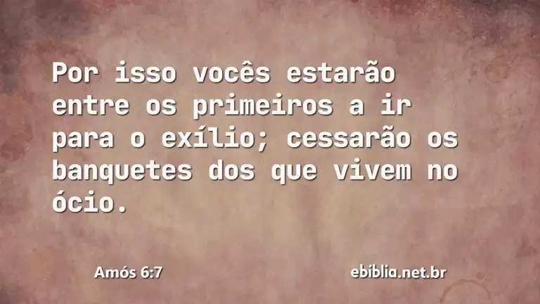 Amós 6:7