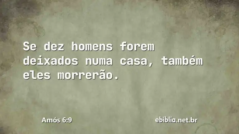 Amós 6:9