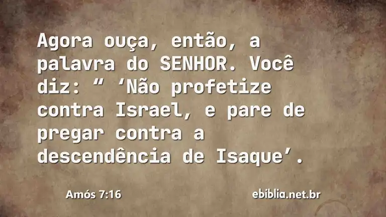 Amós 7:16