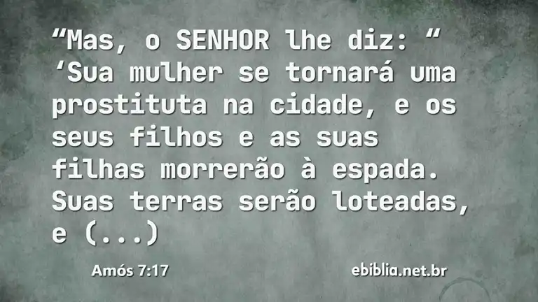 Amós 7:17