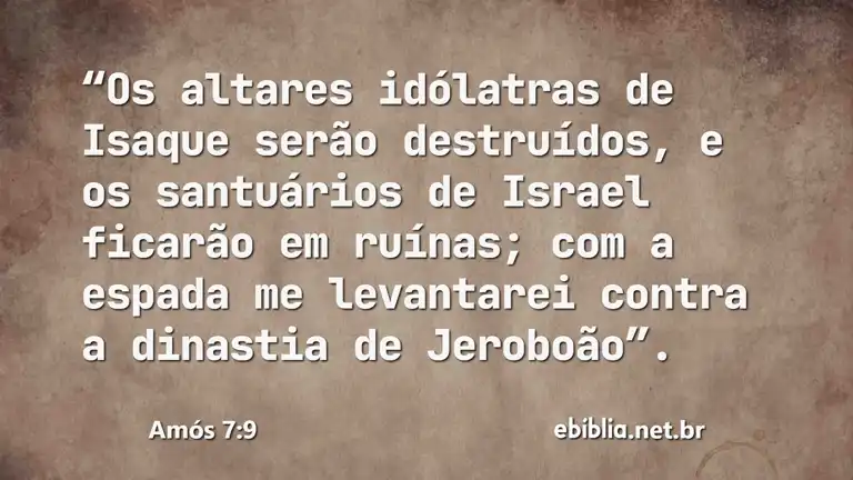 Amós 7:9