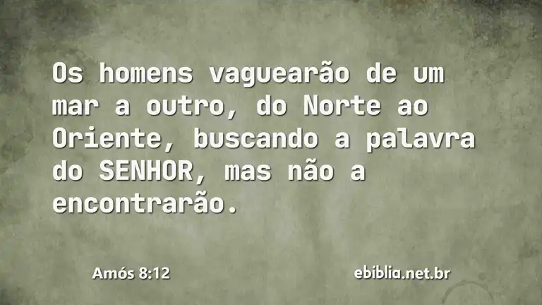 Amós 8:12