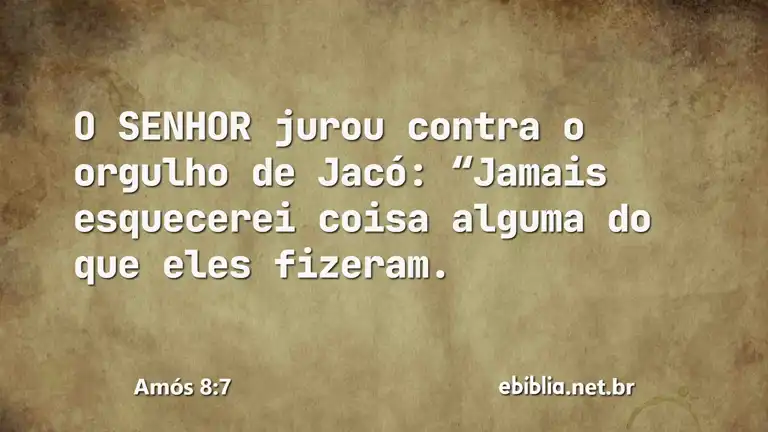 Amós 8:7