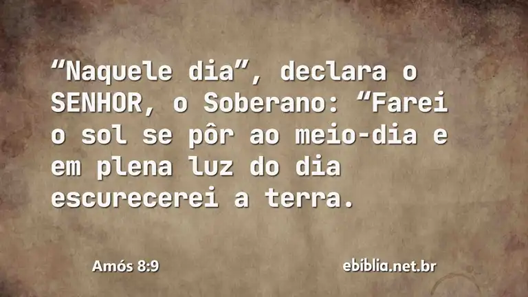 Amós 8:9