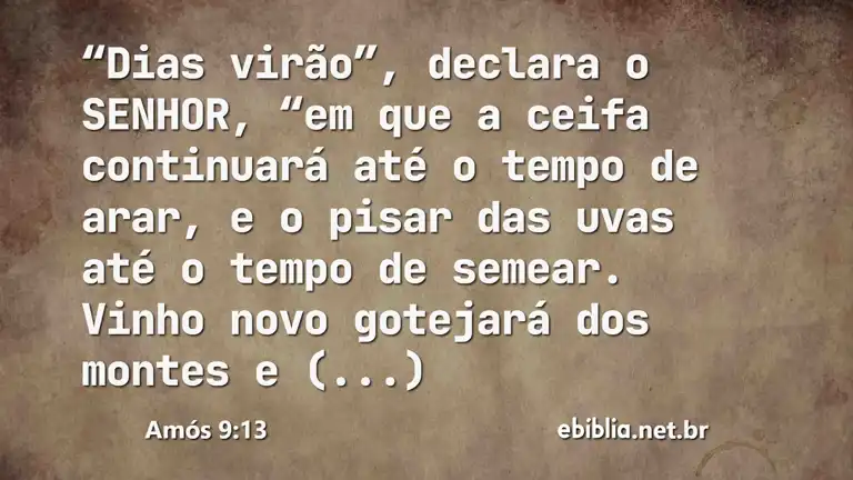 Amós 9:13