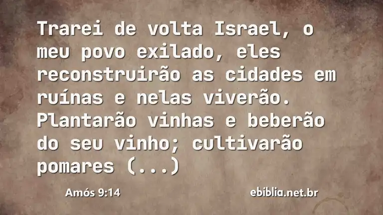 Amós 9:14