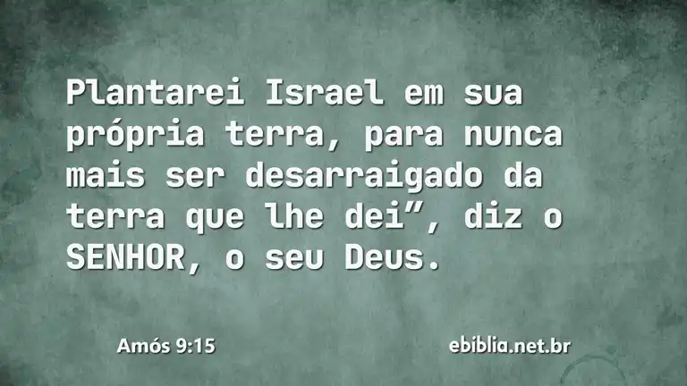 Amós 9:15