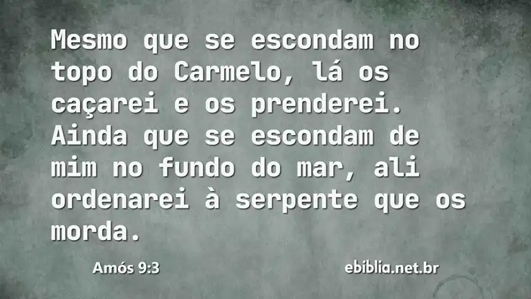 Amós 9:3