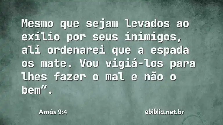 Amós 9:4