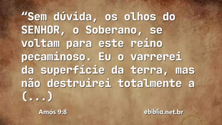 Amós 9:8