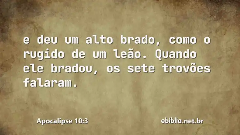 Apocalipse 10:3