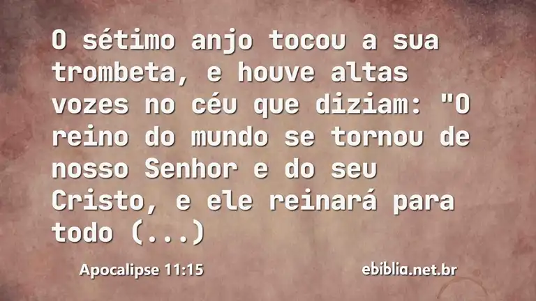 Apocalipse 11:15