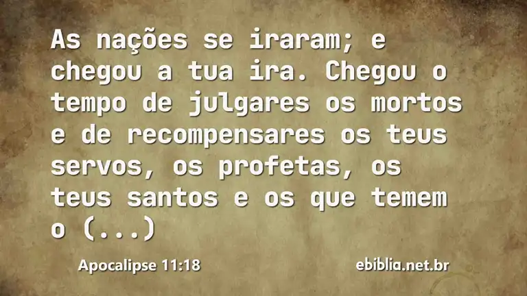 Apocalipse 11:18