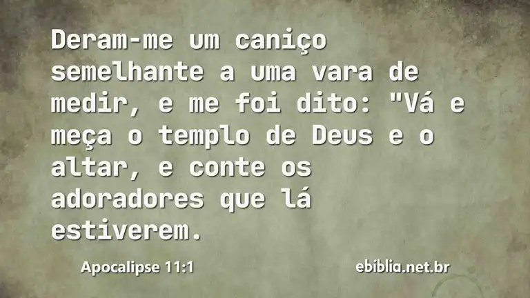 Apocalipse 11:1