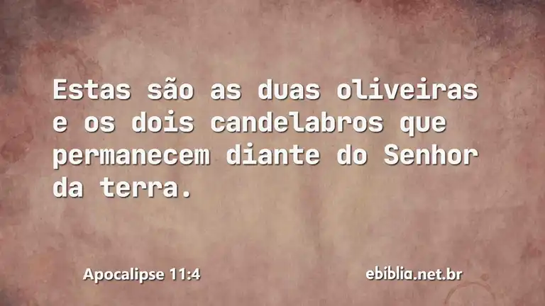 Apocalipse 11:4