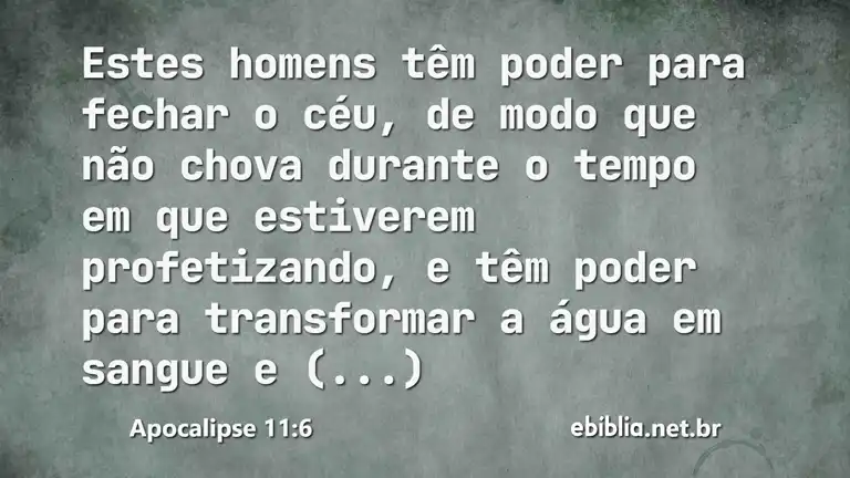 Apocalipse 11:6