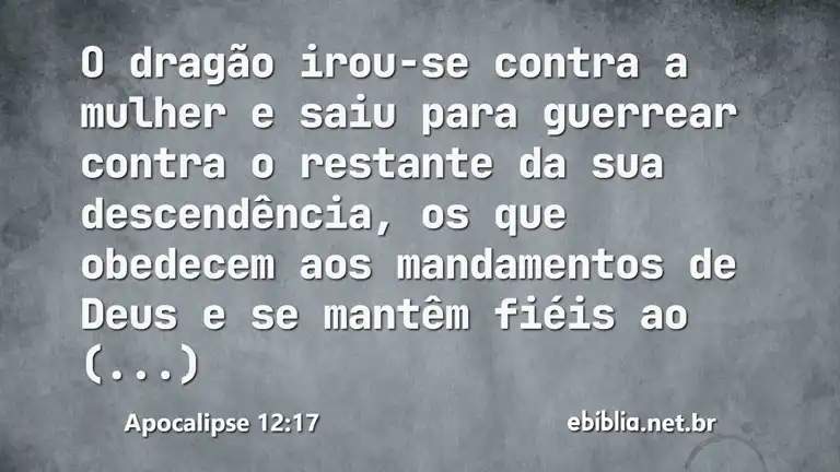 Apocalipse 12:17