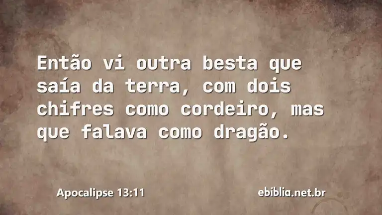 Apocalipse 13:11