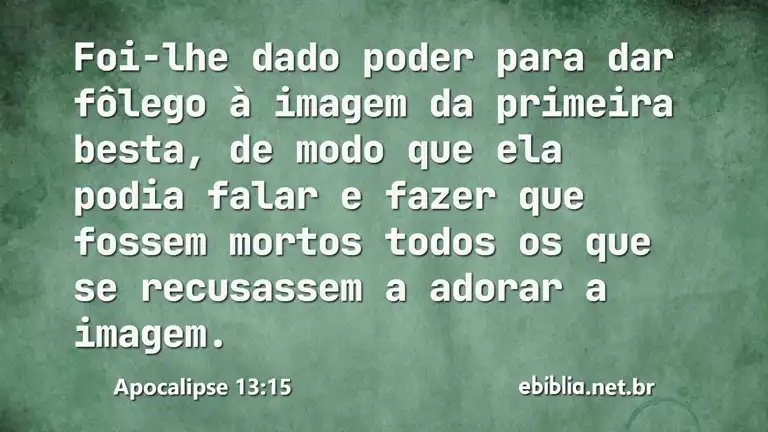 Apocalipse 13:15