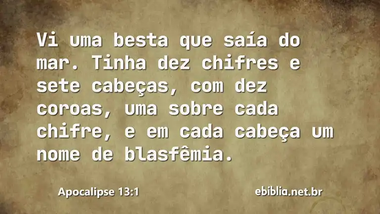 Apocalipse 13:1