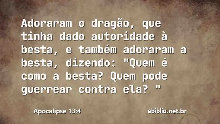 Apocalipse 13:4