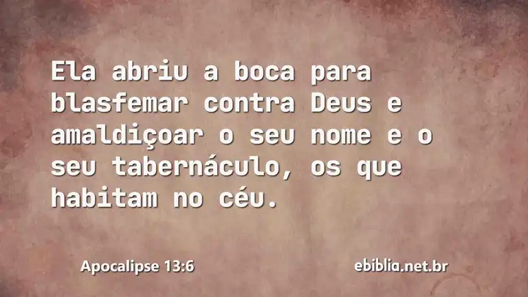 Apocalipse 13:6